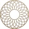 Ekena Millwork Cannes Wood Fretwork Pierced Ceiling Medallion, Hickory, 16"OD x 5 1/2"ID x 3/8"T CMWP16X16X0375CNHI - alternate 1